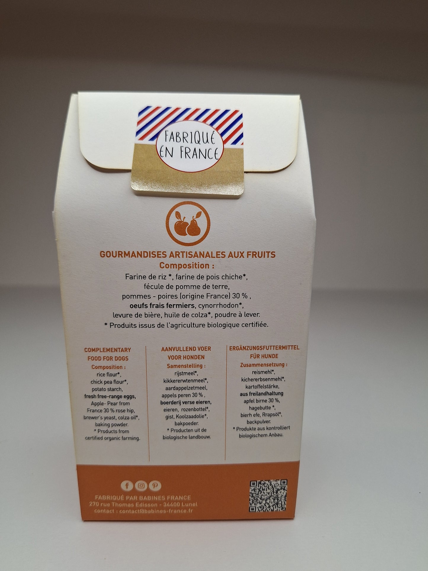 🍏✨ Biscuits aux fruits Crocandiz 100g