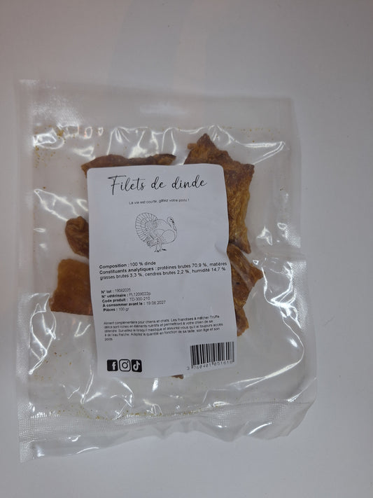 🦃 Filets de Dinde 100 g – Truffe Délice